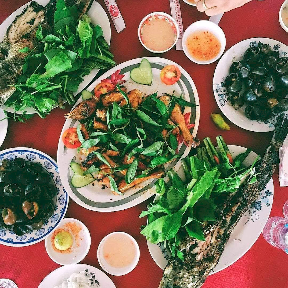 Ẩm thực dân dã tại Gáo Giồng